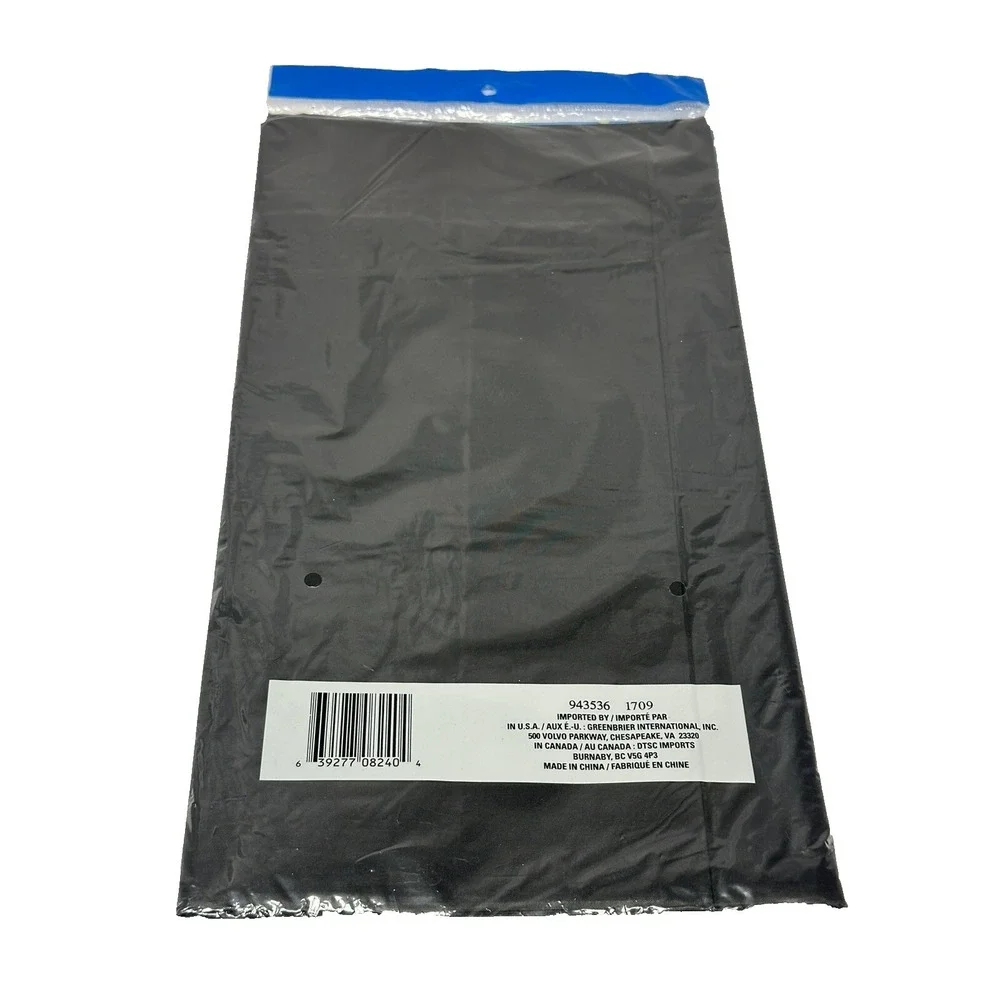 PARTY plastic table cover 54 X 108 INCHES rectangle BLACK